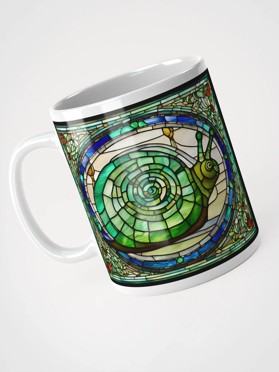 #001 Wise Old Oscar Snail Glass Mug product image (6)