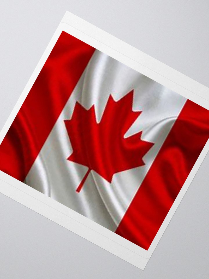 Canada Flag Sticker | Maple Leaf Design | Durable Vinyl | 3 Sizes product image (4)