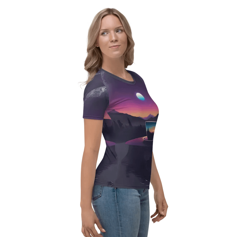 Coffee Sunset All Over Print T-shirt product image (3)
