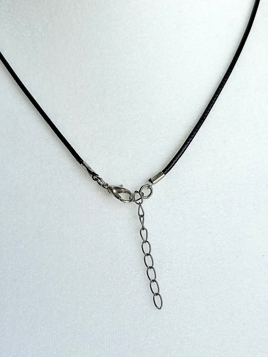 Electric Tide Sea Glass Pendant Necklace | Handmade Rectangle Coastal Charm | Monique Faella Designs™ | MFD-00082 product image (5)