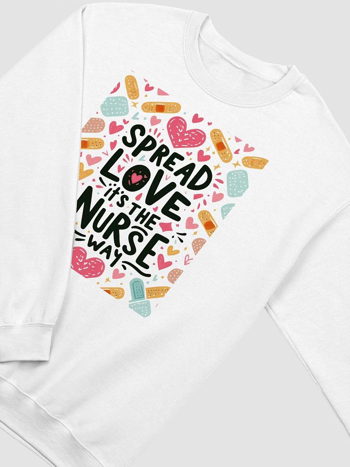 Nurse Way Love Crewneck Sweartshirt product image (7)