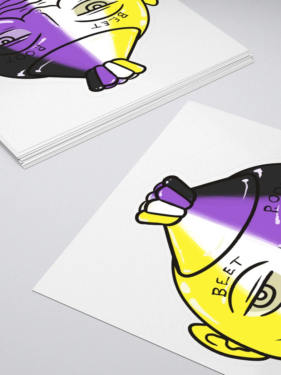 Non-binary Poot bubble free stickers product image (4)