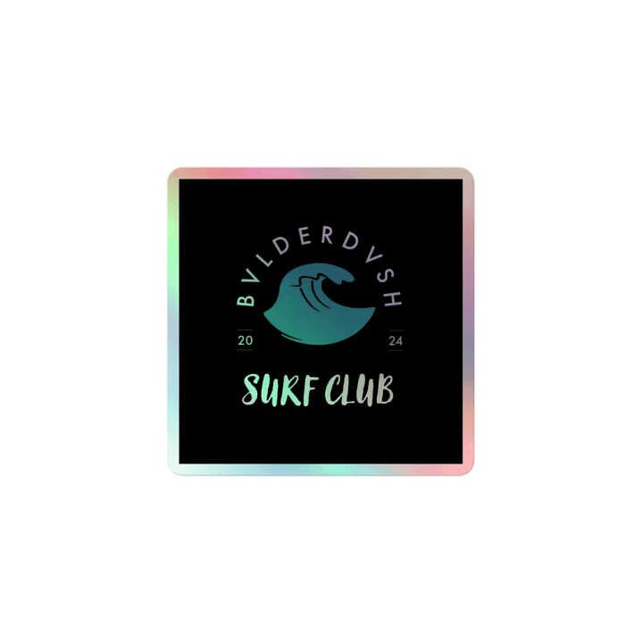 Surf Club Holo Sticker product image (1)