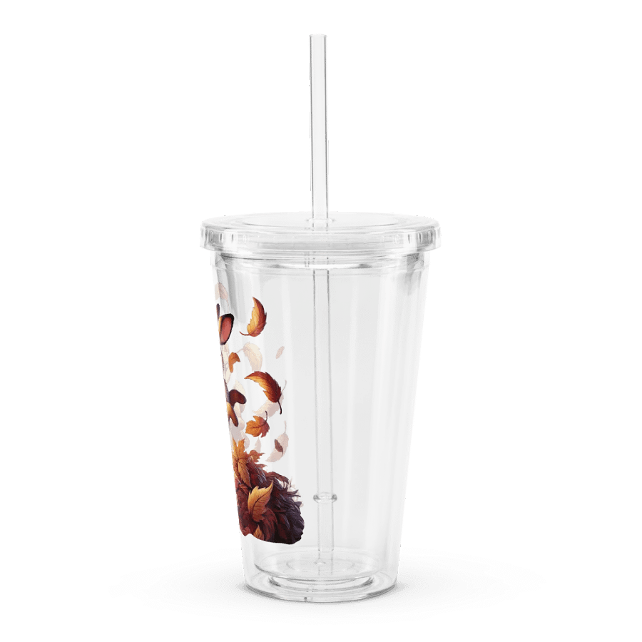 Autumn Leaves Bunny Rabbit Double Wall Tumbler product image (4)