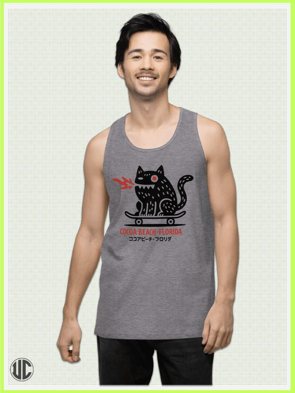 Cocoa Beach Skater – Men’s Tank Top product image (5)