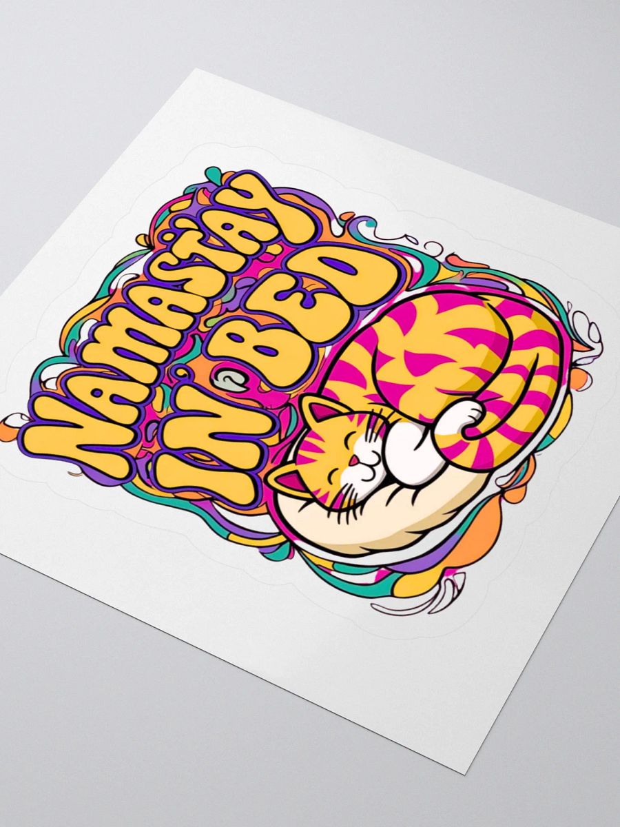 Namast'ay in Bed Sticker product image (8)