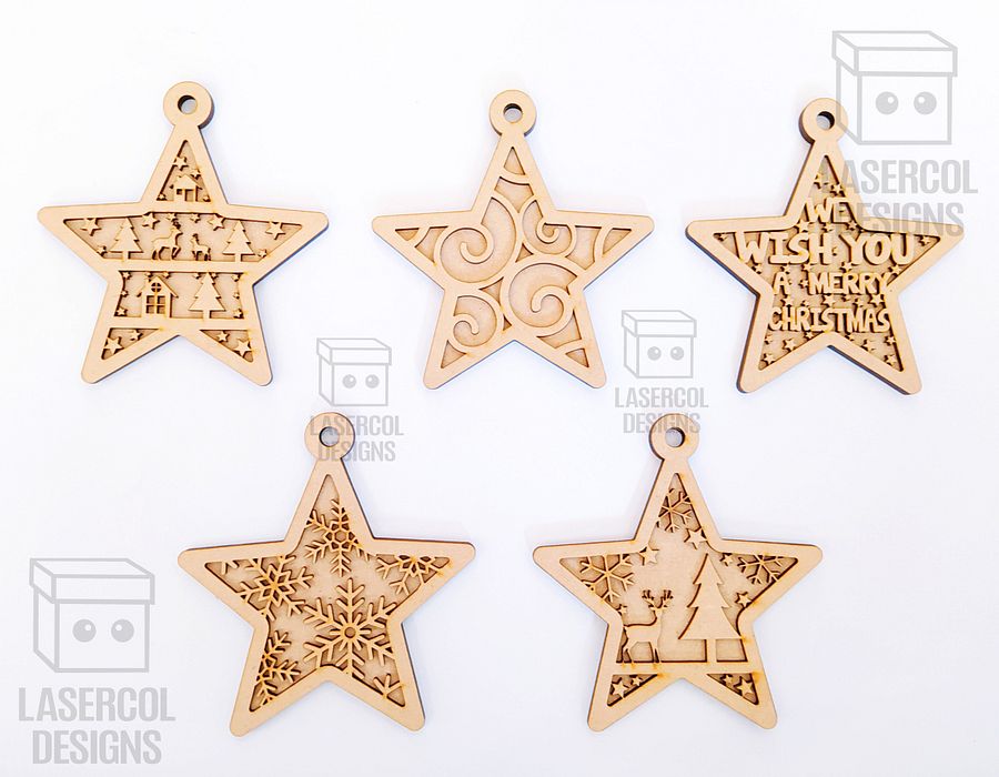 Christmas Ornaments - Laser Cut Files product image (2)