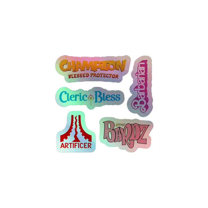 Class Clash Class Pack A-C Holofoil Sticker product image (1)