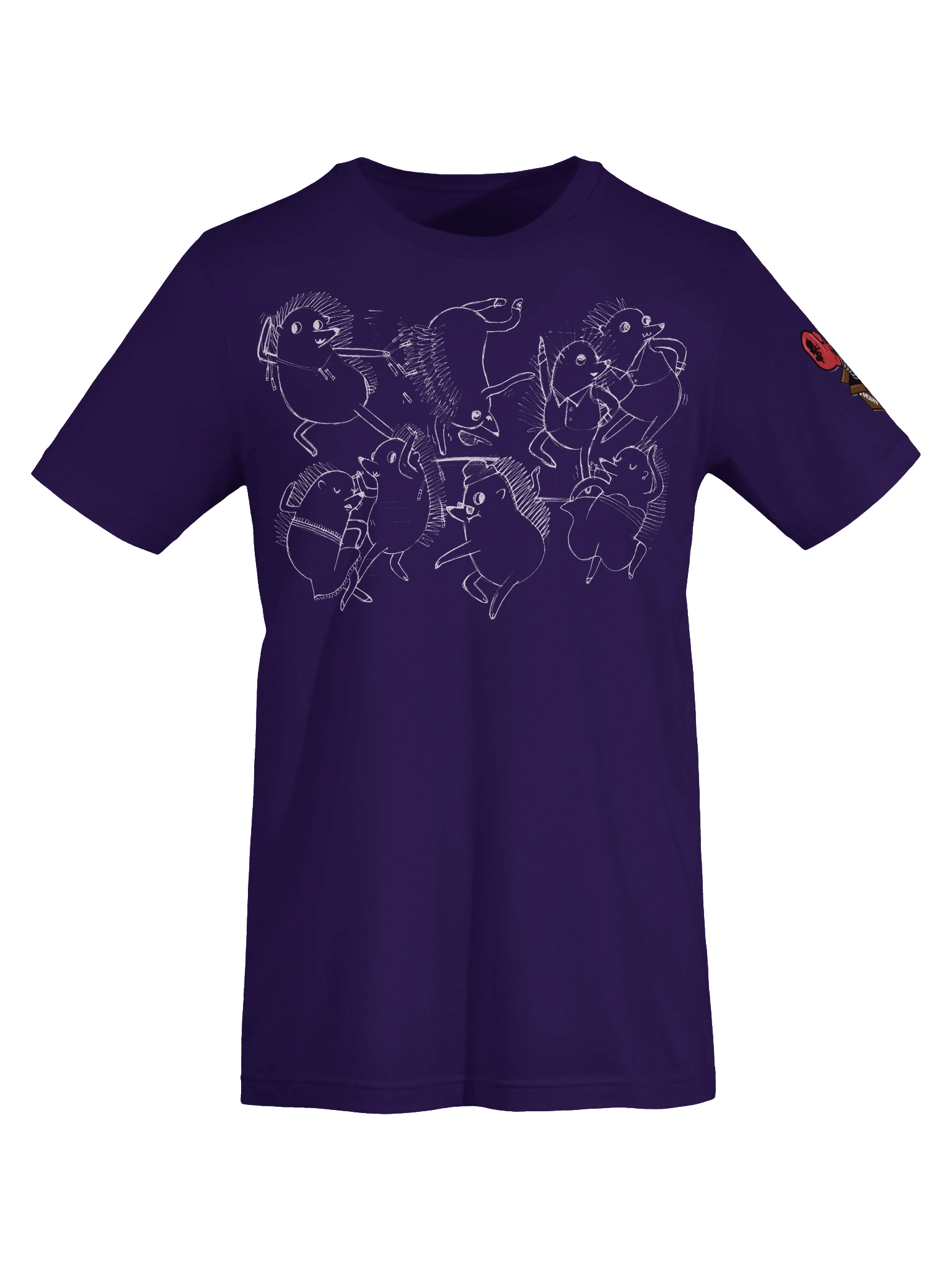 Hedgehog Dance Battle – Hedgehog Hop Sketch T-Shirt product image (19)