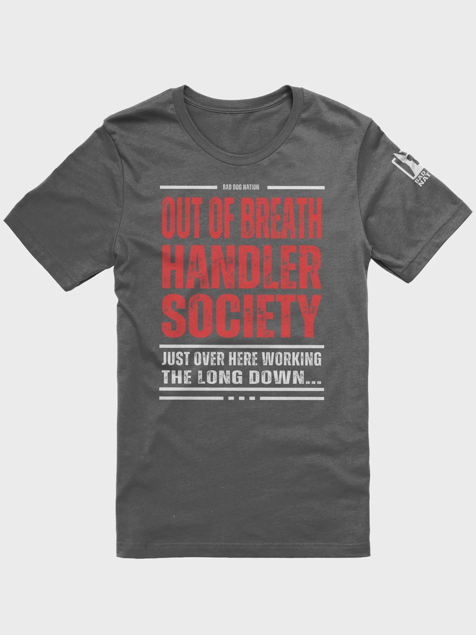 Out of Breath Handler Society - Premium Unisex Adult T-shirt product image (1)