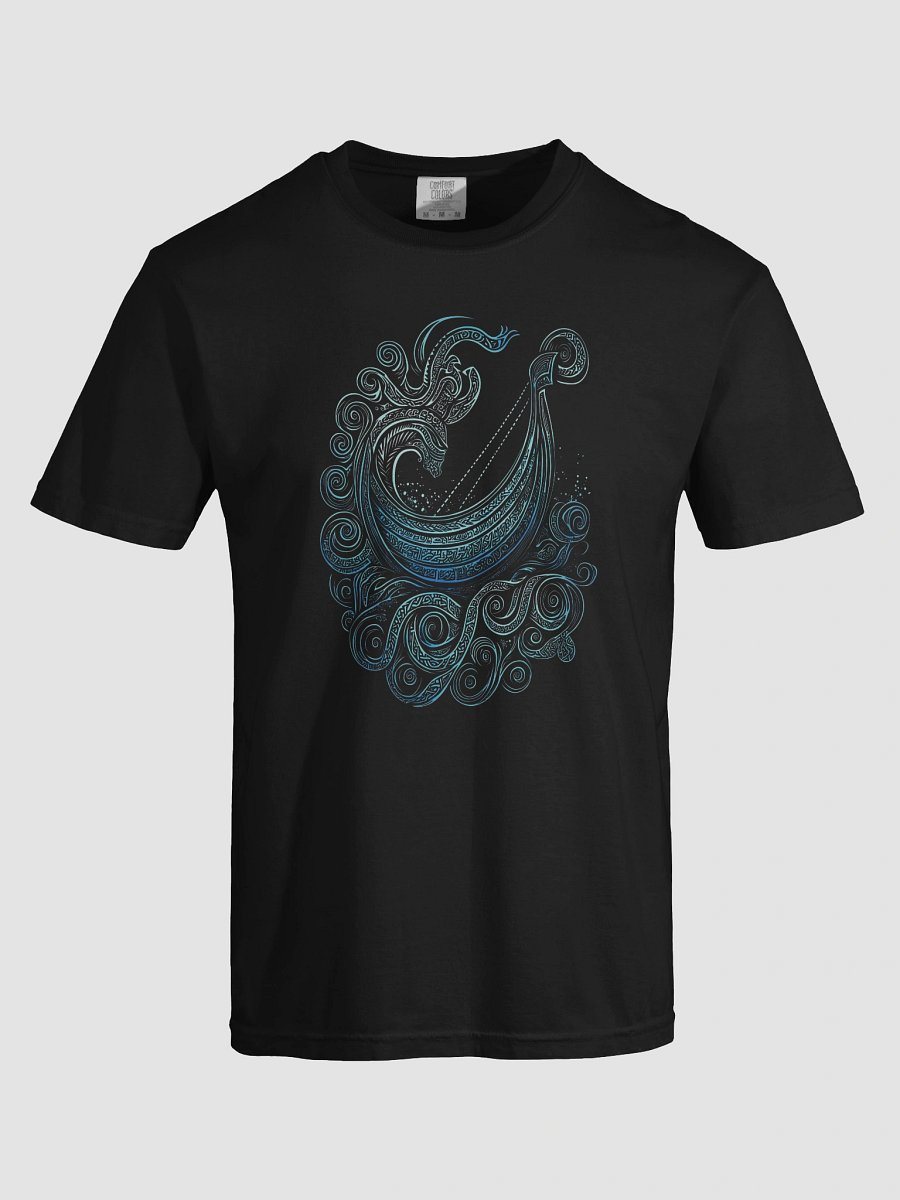 Unisex T-shirt - Longship Urnes - Black product image (5)