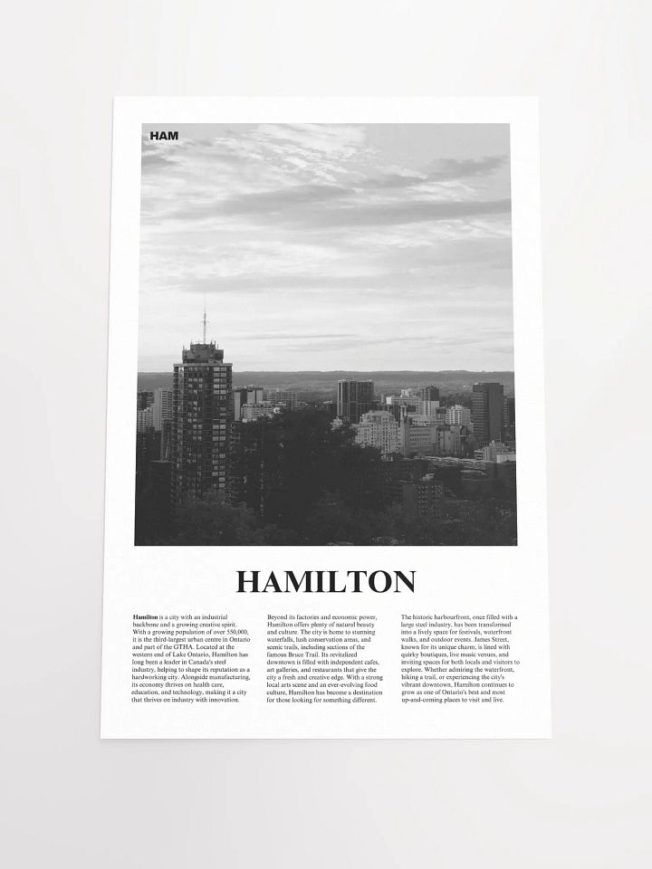 Hamilton 01 Newspaper Poster product image (1)