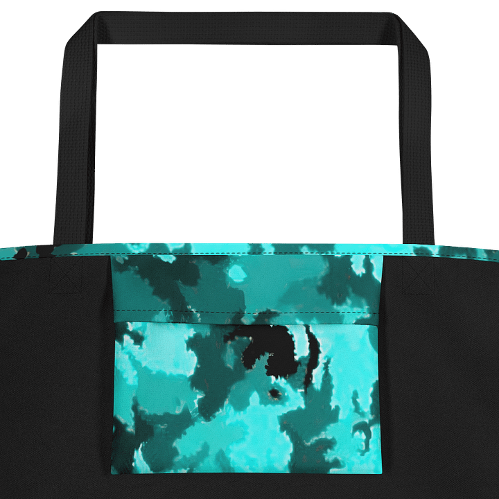 Turquoise Camo Chic Tote Bag product image (2)
