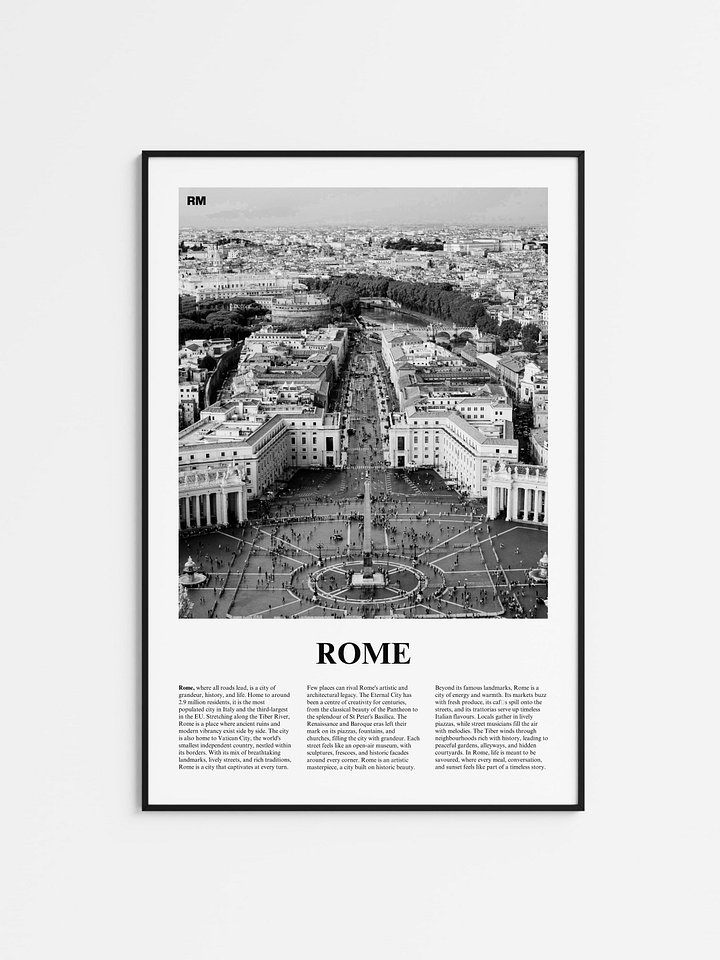 Rome 03 Newspaper Poster product image (1)