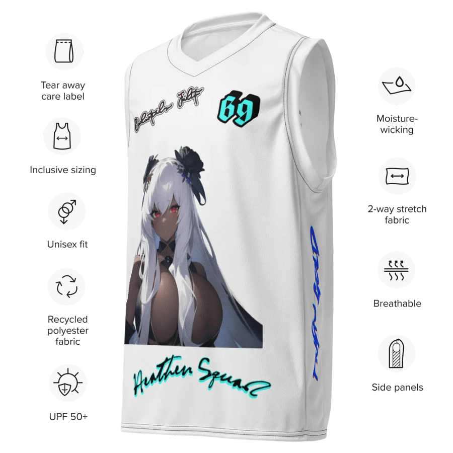 Heathen Squad All-Over Print Basketball Jersey product image (7)