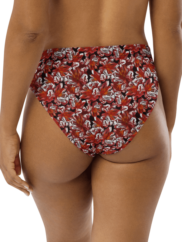 Fire Flower | Recycled High Waisted Bikini Bottom product image (4)