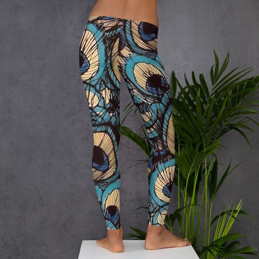 Peacock Feather Dream Leggings product image (6)
