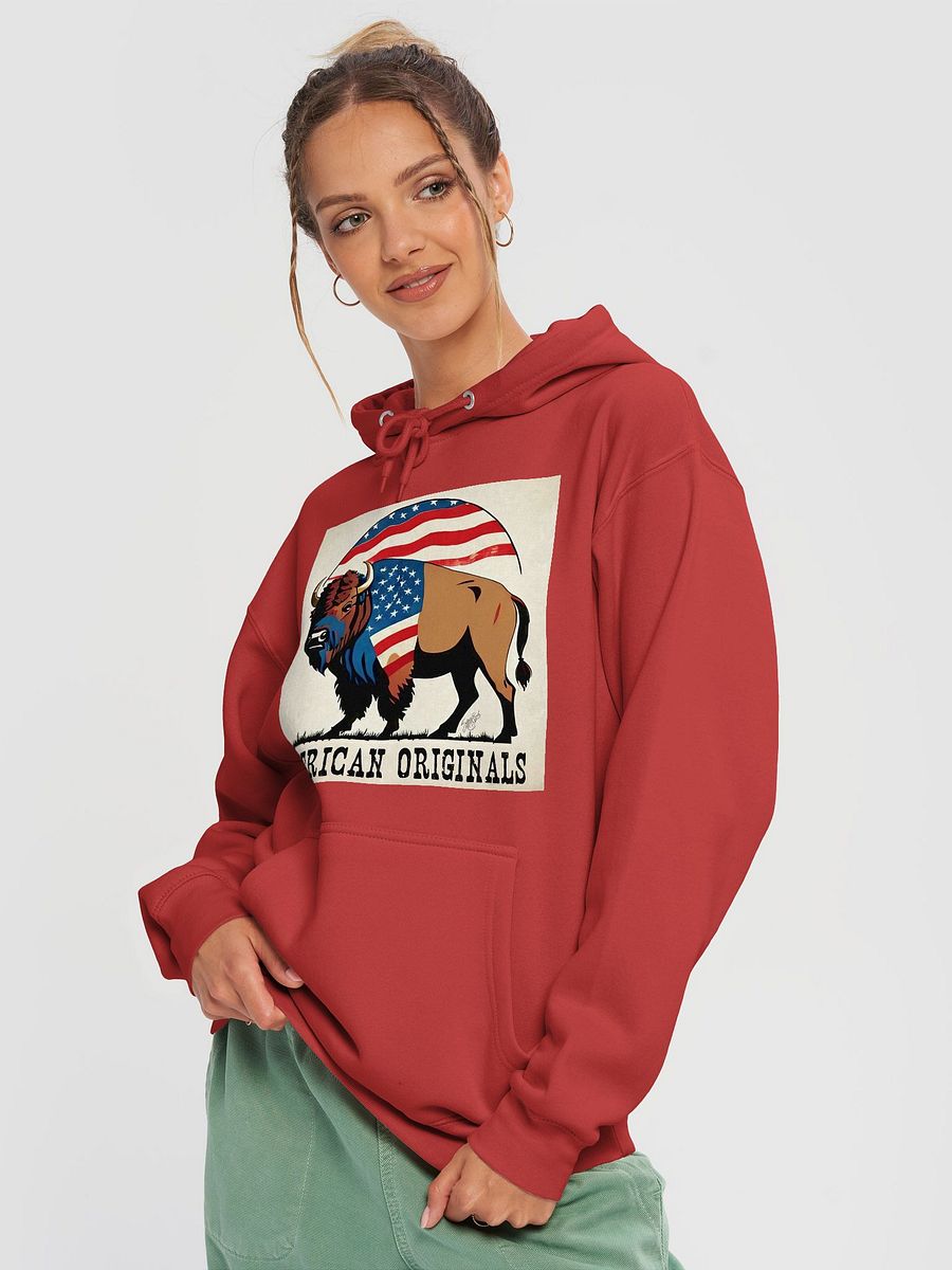 American Original Bison Pull Over Hoodie product image (17)