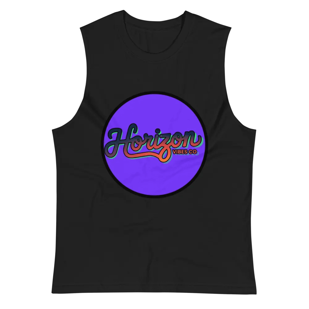 Gradient Script Muscle Tank - Horizon Vibes Co product image (3)