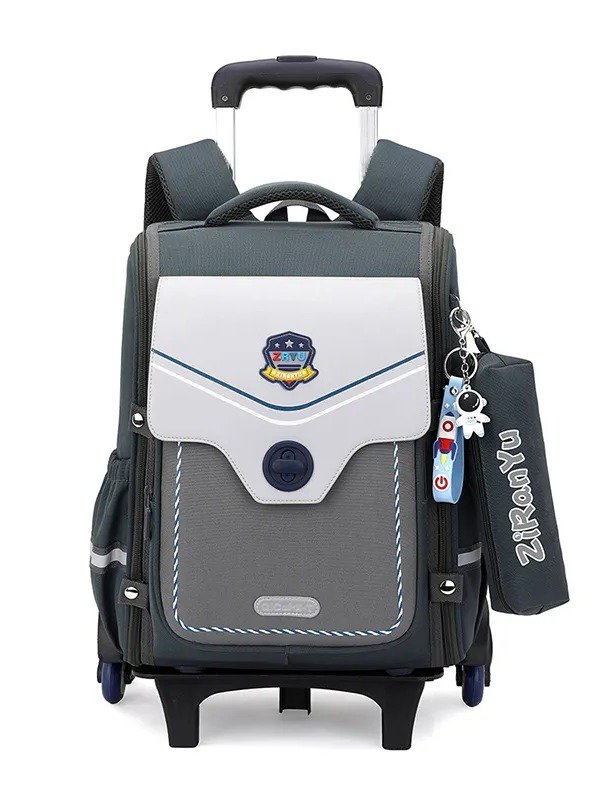 Primary School Student Trolley Schoolbag Detachable Backpack product image (7)