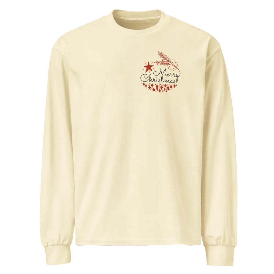Festive Merry Christmas Long Sleeve Shirt product image (1)