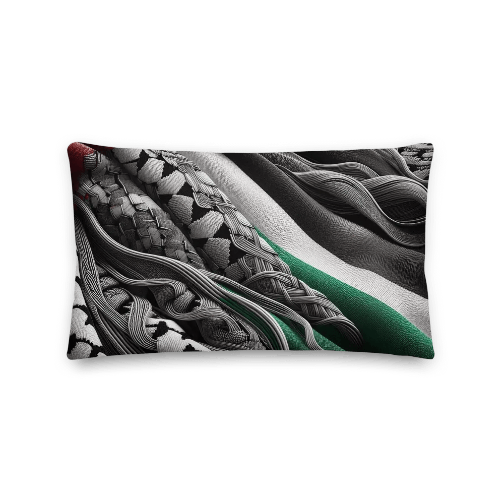 Palestinian Pride All-Over Print Pillow | AI Design FREE PALESTINA product image (3)