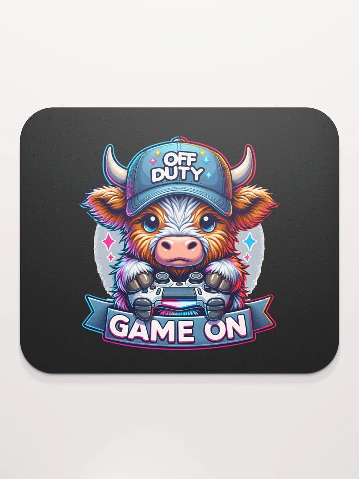 Off Duty Highland Cow Game On Mouse Pad product image (2)
