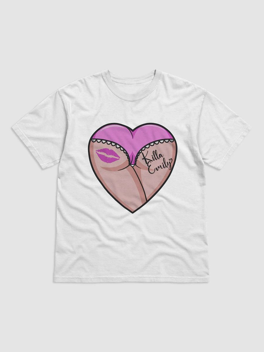 PINK HEART BUTT TEE WITH AUTOGRAPH ON BACK product image (1)