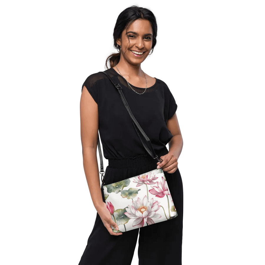 Waterlily Bloom All-Over Crossbody Bag product image (10)