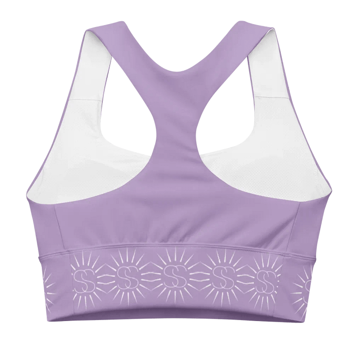 Sunray Swag Longline Sports Bra (Lilac) product image (2)