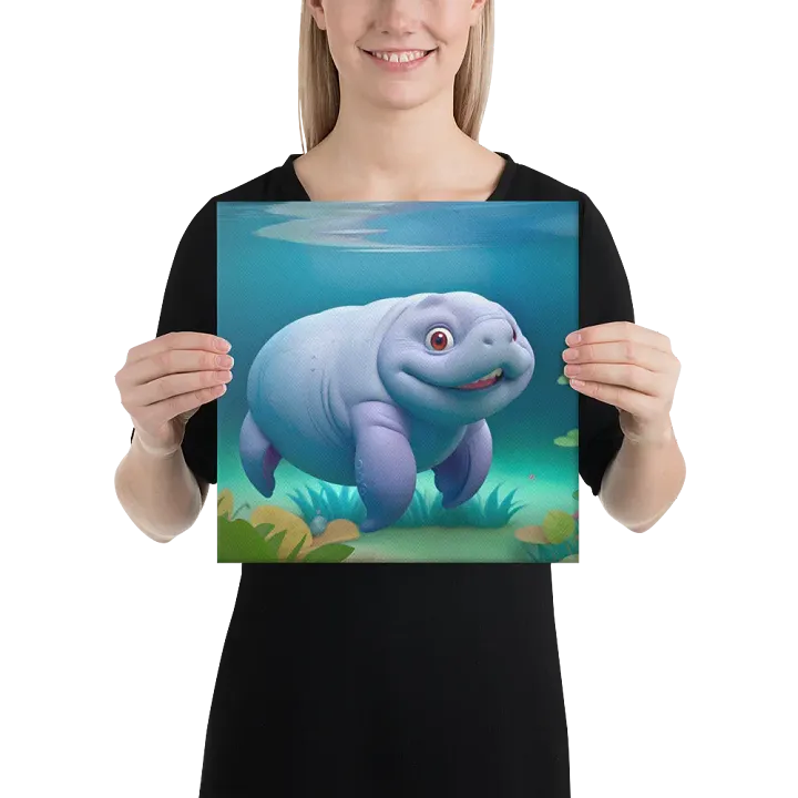 Endangered Species - Mexico - Manatee Canvas Art product image (2)
