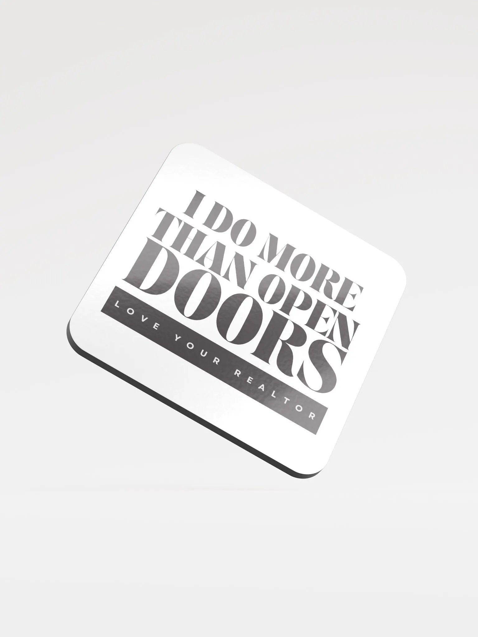 I DO MORE - Cork Coaster product image (1)
