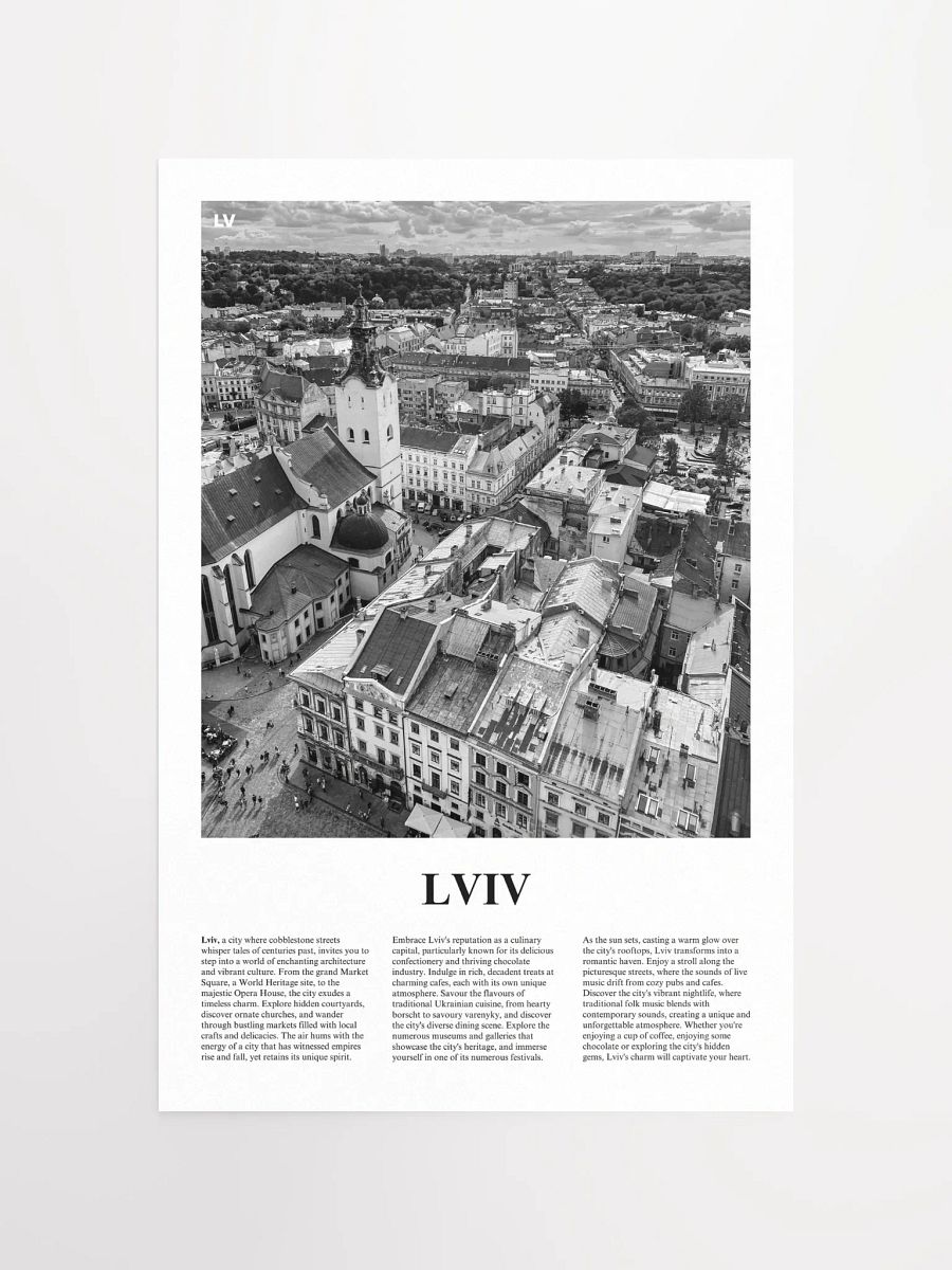 Lviv 01 Newspaper Poster product image (11)