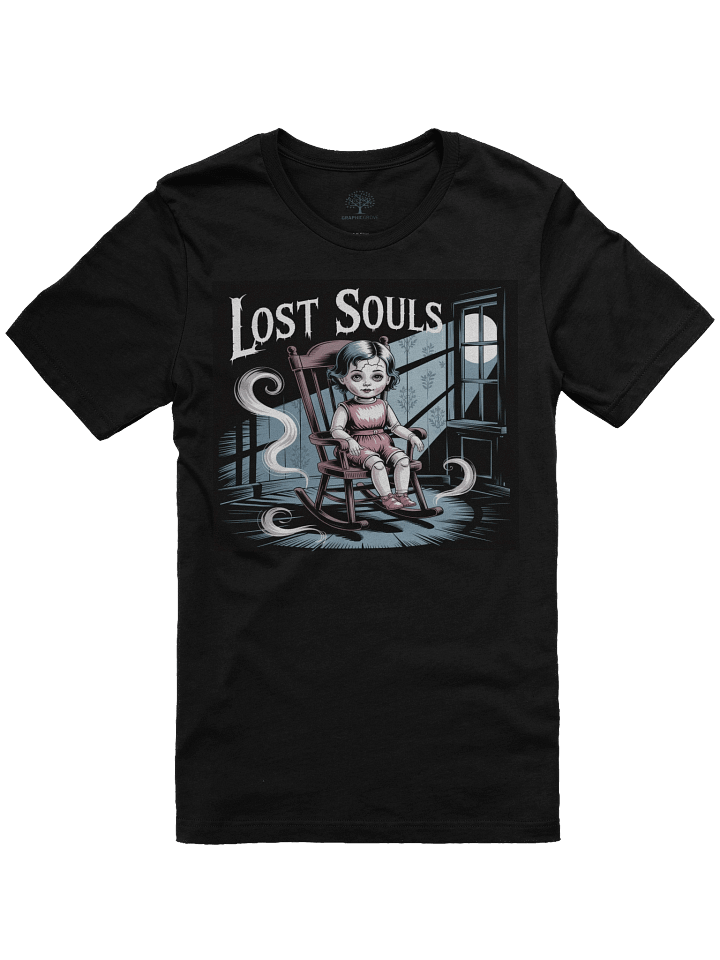 Creepy Doll 'Silent Nightmares' T-Shirt - Unisex Supersoft Gothic Tee product image (1)