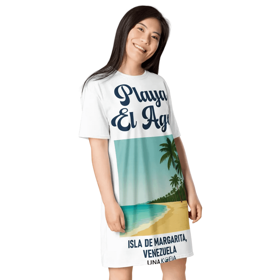 All-Over Print T-Shirt Dress – Fun, Comfortable, and Effortlessly Stylish product image (3)