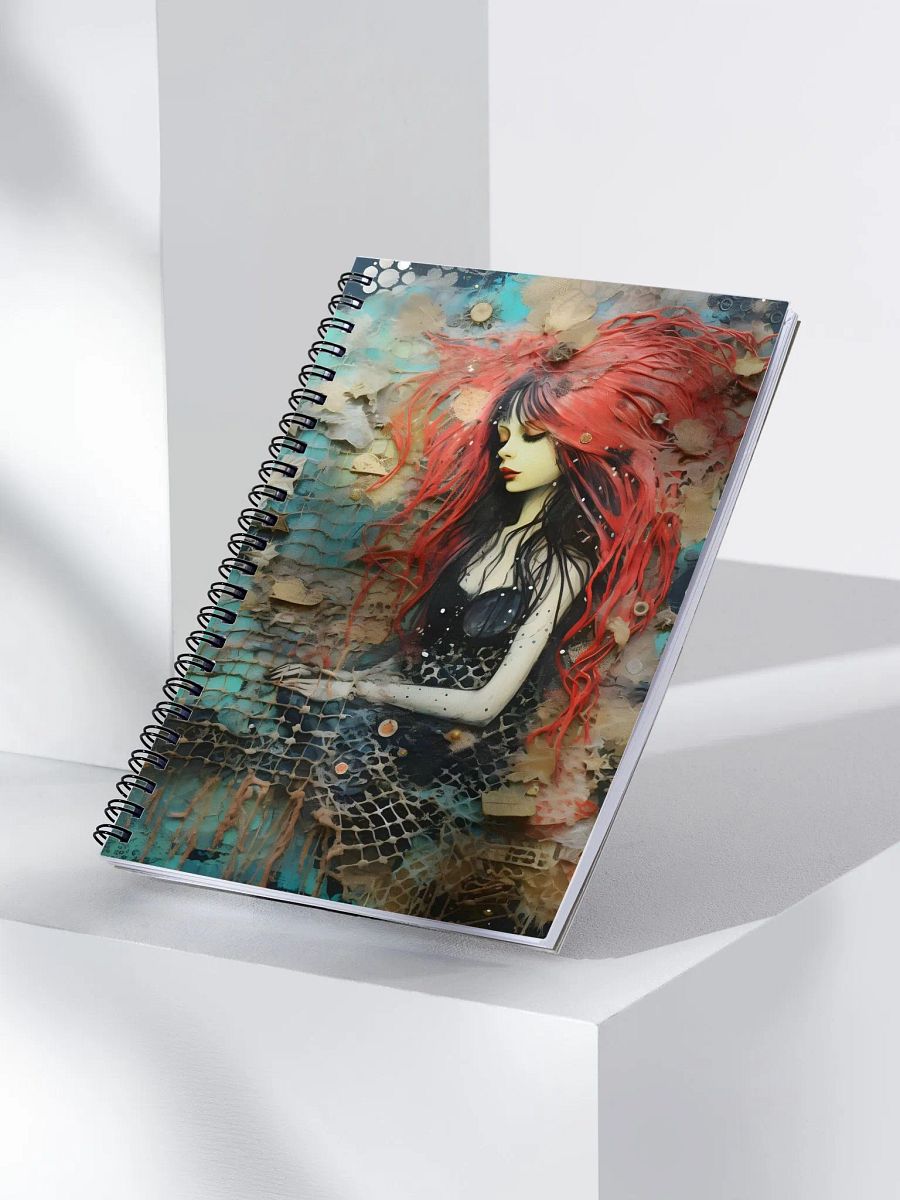 Red-Haired Contemplation Spiral Notebook product image (3)
