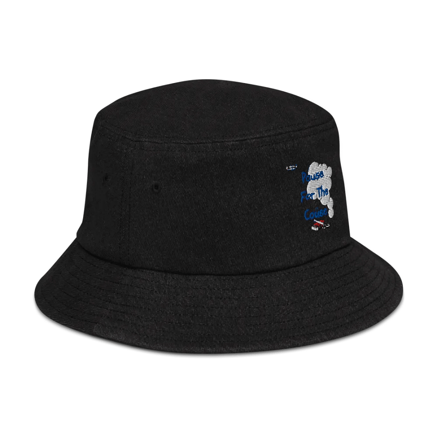 Pause For The Cause Denim Bucket Hat product image (3)