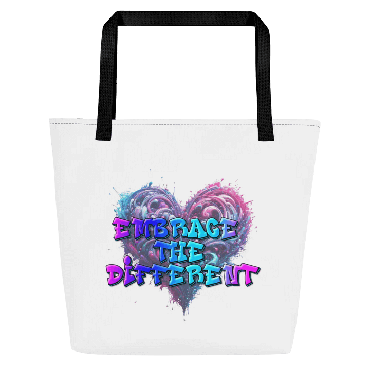 Embrace the Different Tote Bag with Inside Pocket product image (1)