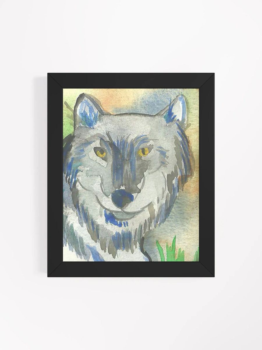 Gray Wolf Framed Print product image (28)