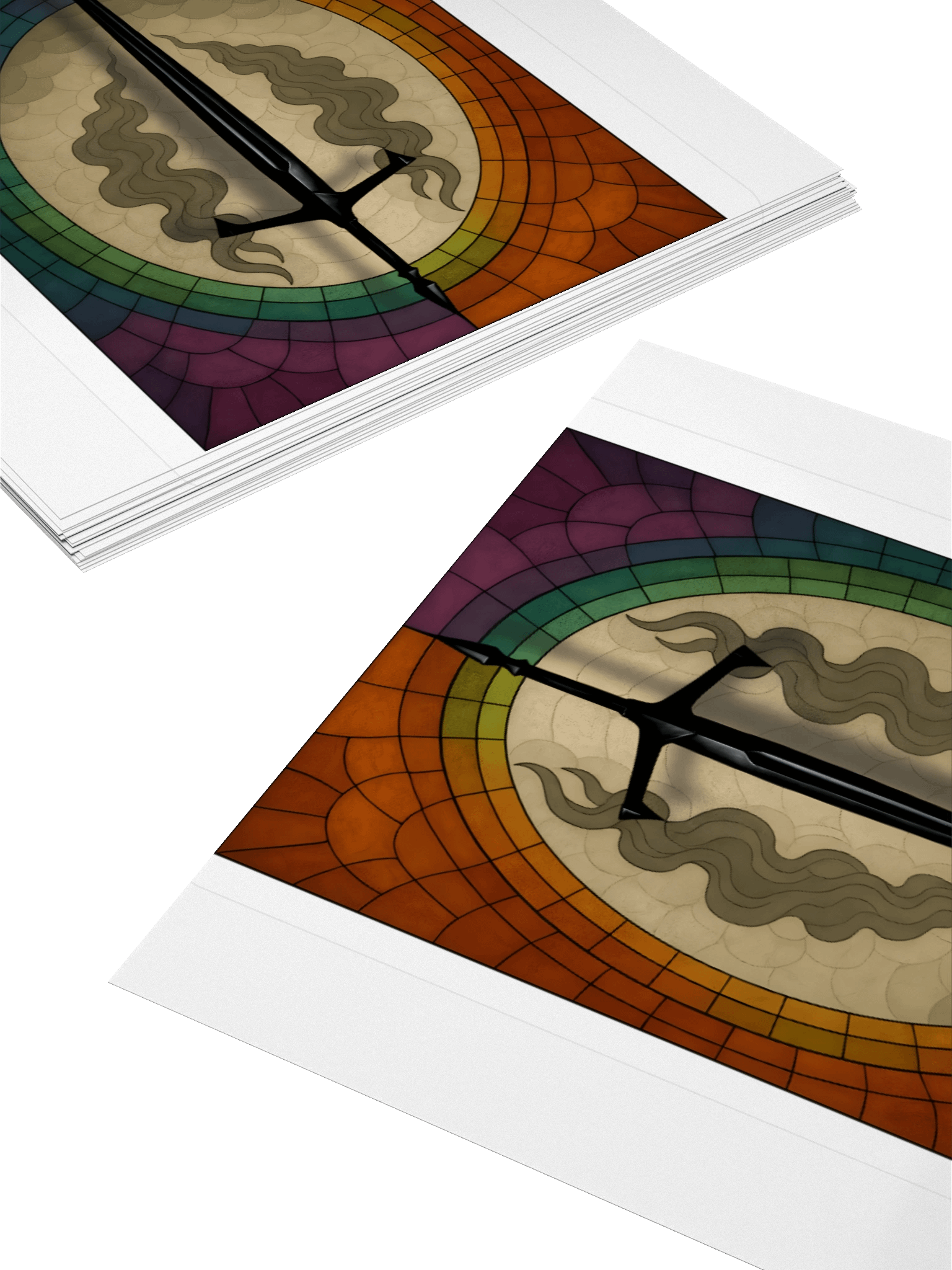 Blood and Smoke Sticker Rectangle product image (4)