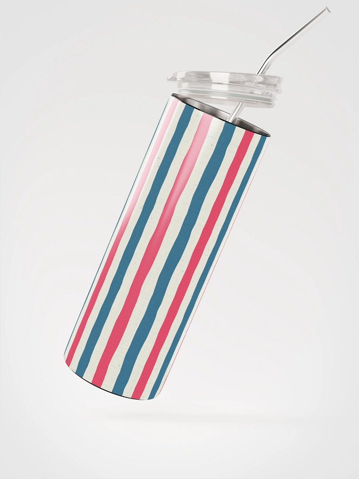 Cosmic Bloom Stripes Tumbler product image (2)