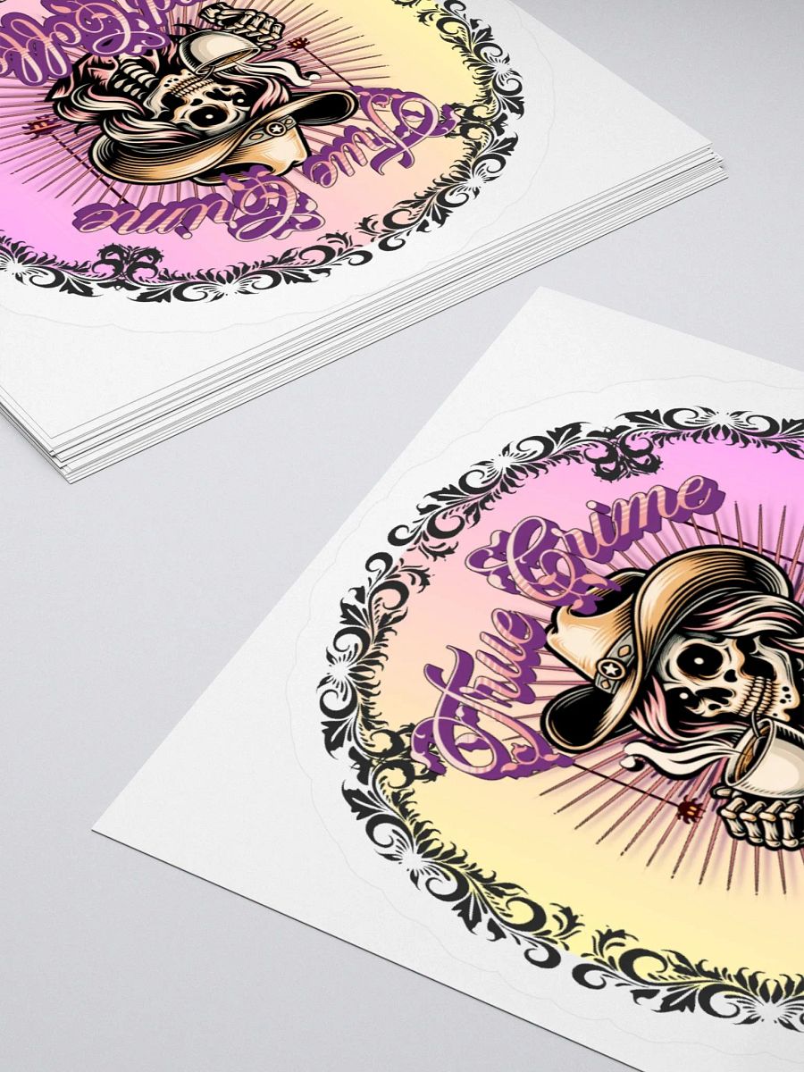 True Crime and Coffee Sticker Set product image (12)