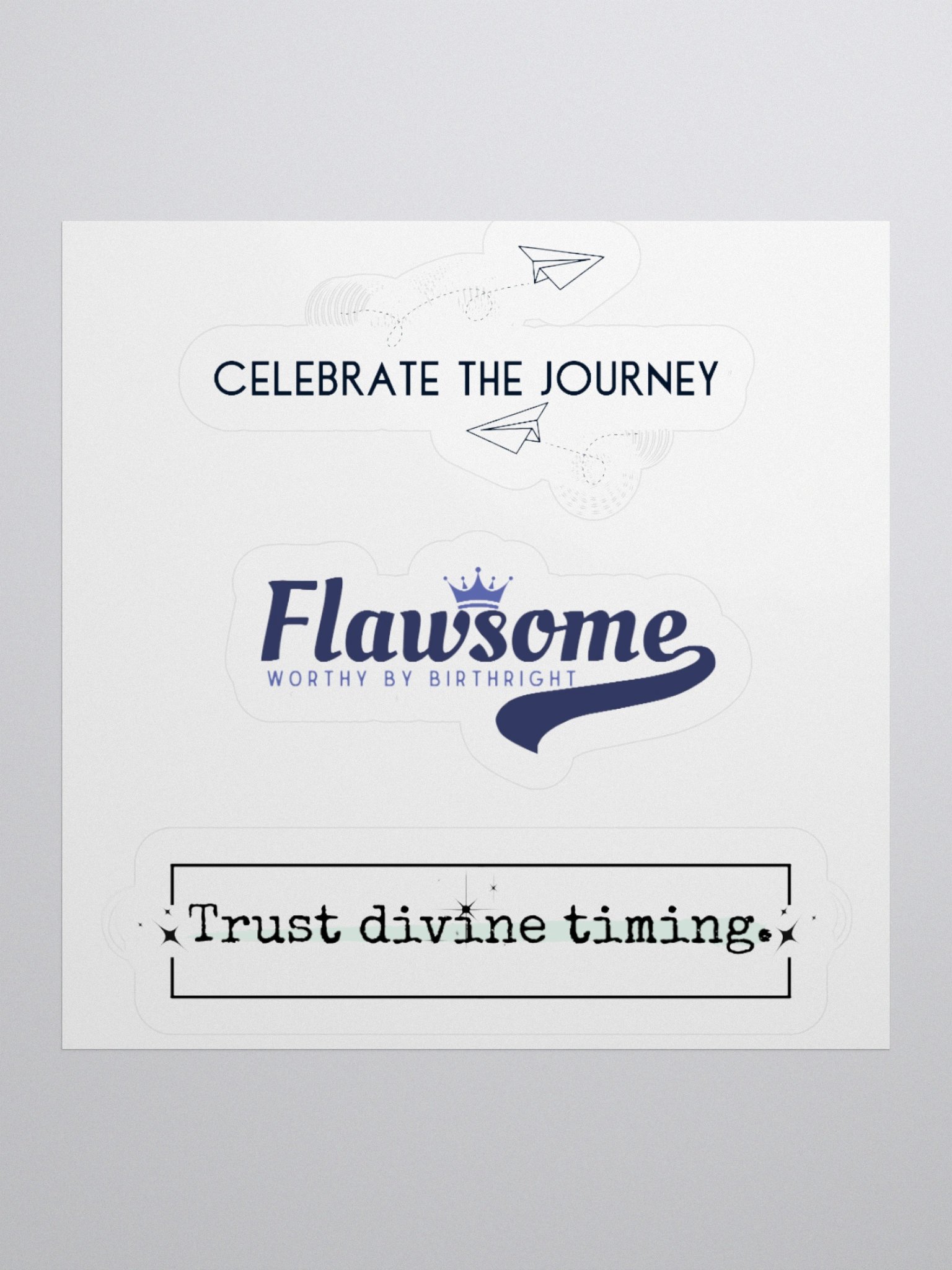 Trust Inspirational Vinyl Stickers 3pk product image (2)