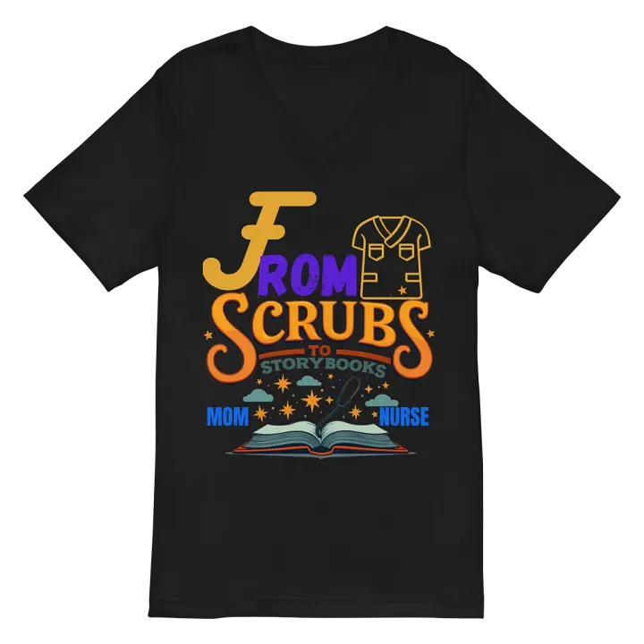 From Scrubs to Storybooks V-Neck Tee product image (3)