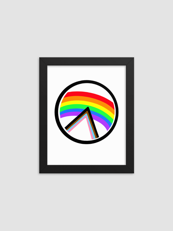 Progressional Rainbow Glow Poster (Framed) product image (1)