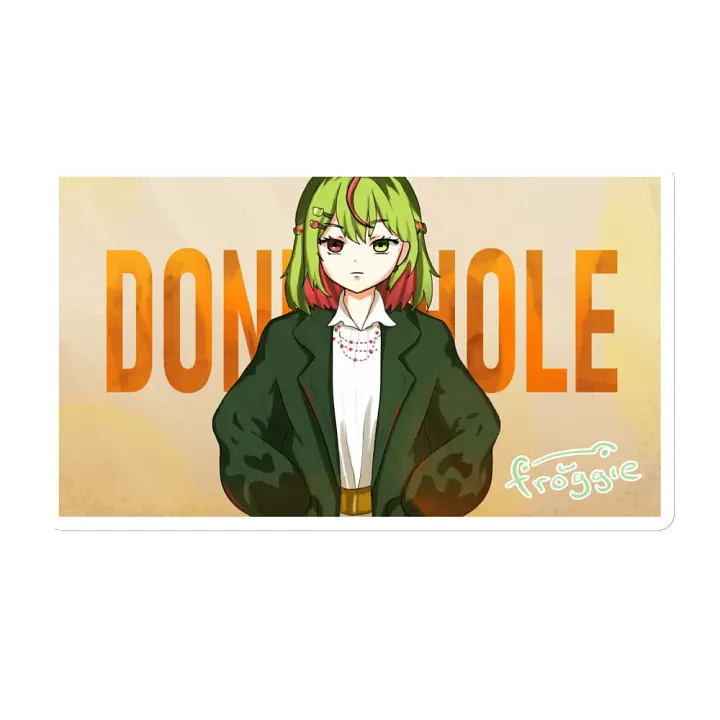 Froggie Donut Hole Digitally Signed Magnet product image (1)