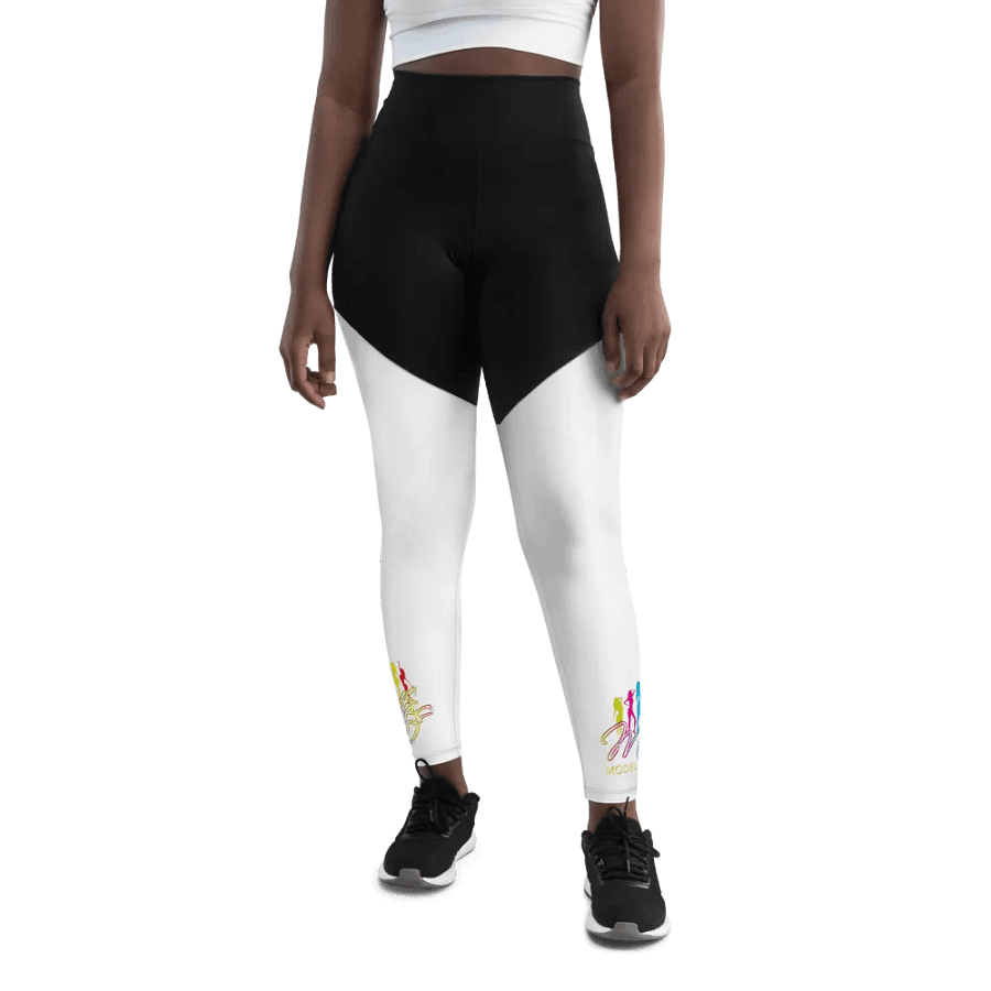 MOETTES PASSION LEGGINGS BLK & WHT (MODEL TEAM EDITION) product image (11)
