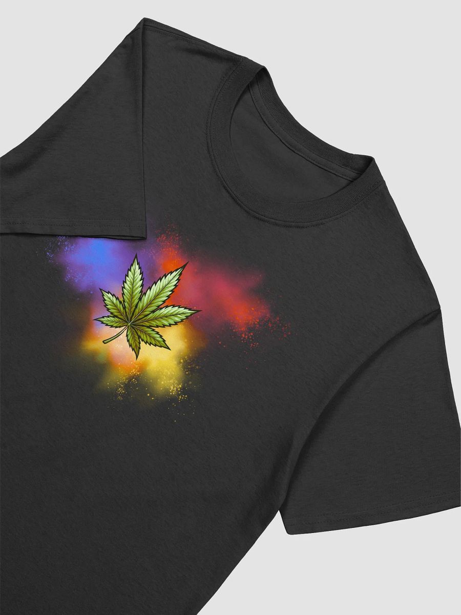 Vibrant Cannabis Leaf Unisex T-Shirt product image (46)