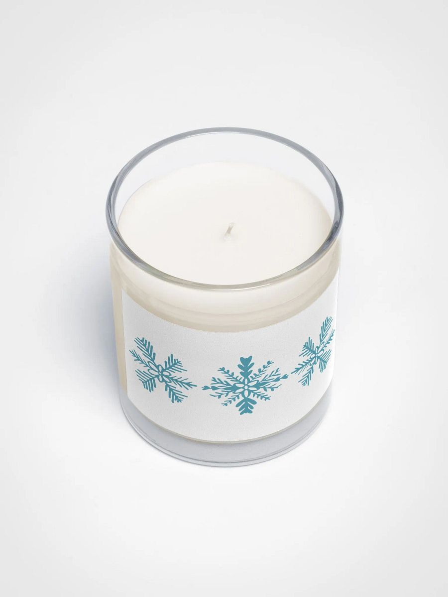 Simple Snowflakes Soy Wax Candle product image (3)