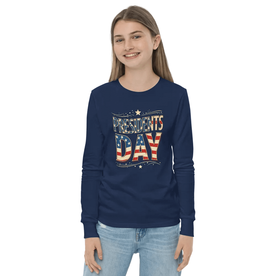 Patriotic Presidents Day Youth Tee product image (14)
